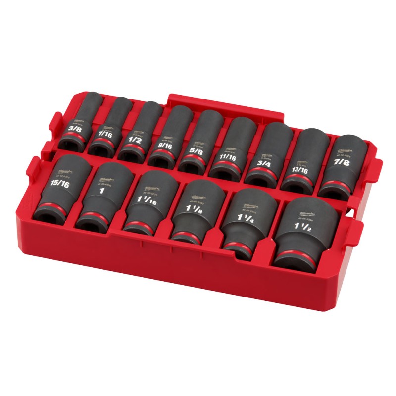 49-66-6817 Juego de Dados SAE SHOCKWAVE Impact Duty™ de 1/2” Dr. de 15 piezas