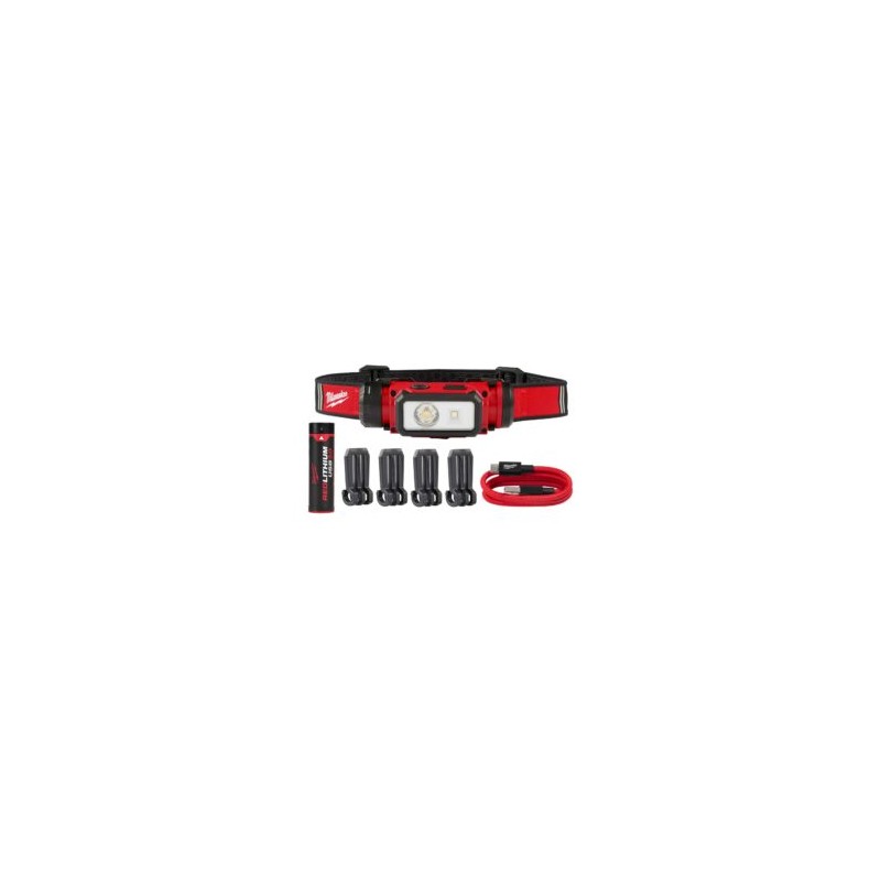 Linterna frontal recargable USB para cascos