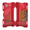 48-89-4859 JUEGO DE BROCAS DE TITANIO 10 PIEZAS SHOCKWAVE™ IMPACT DUTY