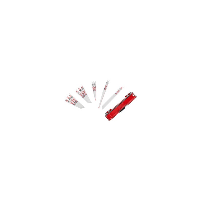 49-22-1110JUEGO DE SEGUETAS SAWZALL® PARA MADERA Y METAL SET CON 10 PIEZAS