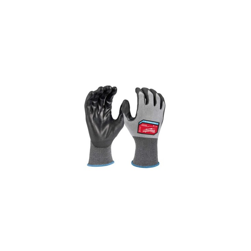 48-73-8722 Guantes bañados en poliuretano de alta destreza nivel 2 para cortes