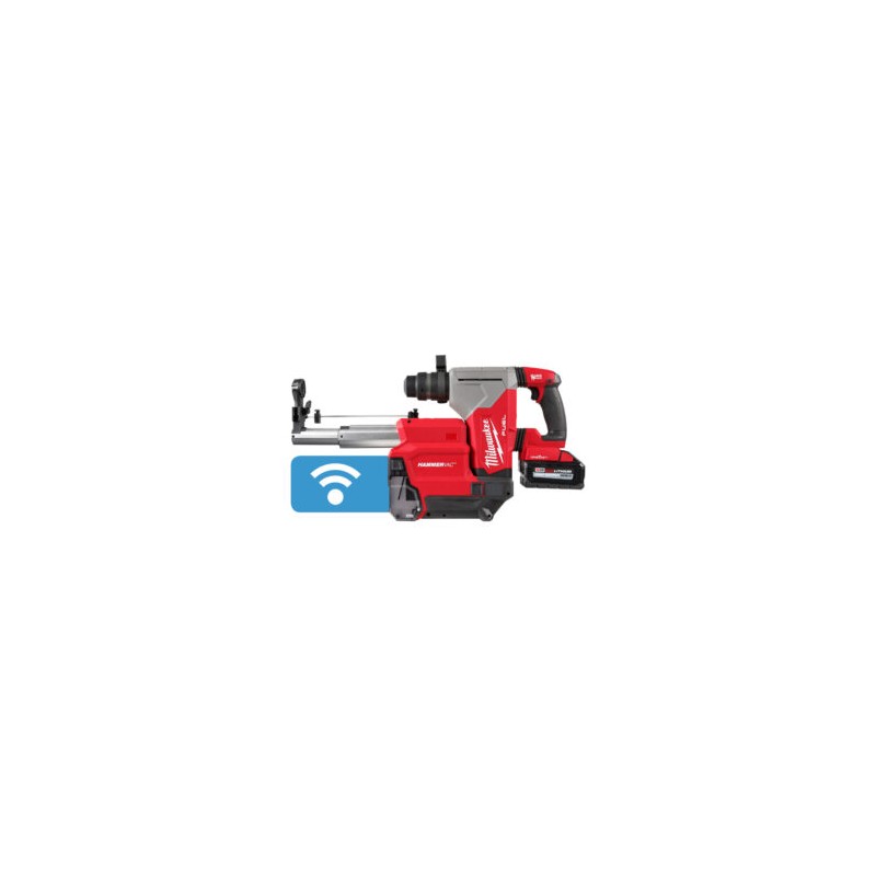 2915-22DE Martillo perforador SDS Plus M18 FUEL™ de 1-1/8? con kit de extractor de polvo exclusivo ONE-KEY™ y HAMMERVAC™