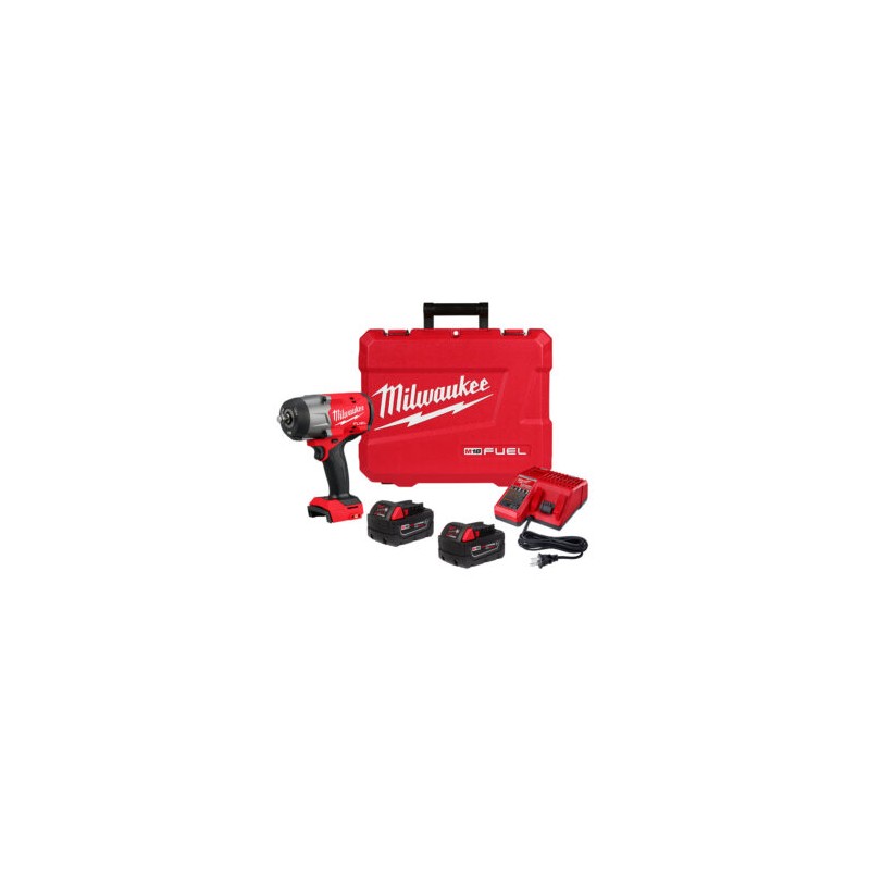 M18 FUEL™ 1/2? LLAVE DE IMPACTO CUADRO DE ALTO TORQUE KIT CON DOS BATERIAS Y CARGADOR
