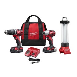 2697-22CTL COMBO INALÁMBRICO DE 2 HERRAMIENTAS ROTOMARTILLO 1/2? M18™ +  LLAVE DE IMPACTO COMPACTA HEXAGONAL 1/4?  M18™ CON CARB