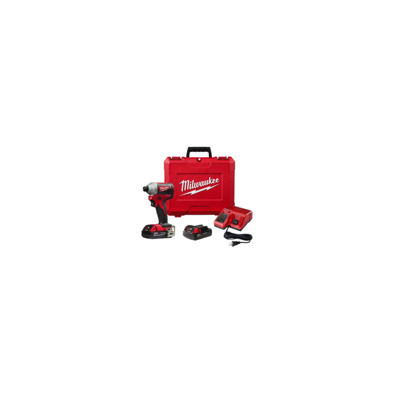 2850-22CT DESTORNILLADOR DE IMPACTO DE 1/4» SIN CARBON M18 KIT