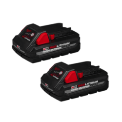 KIT DE DOS BATERIAS MILWAUKEE M18 HIGH OUTPUT CP3.0