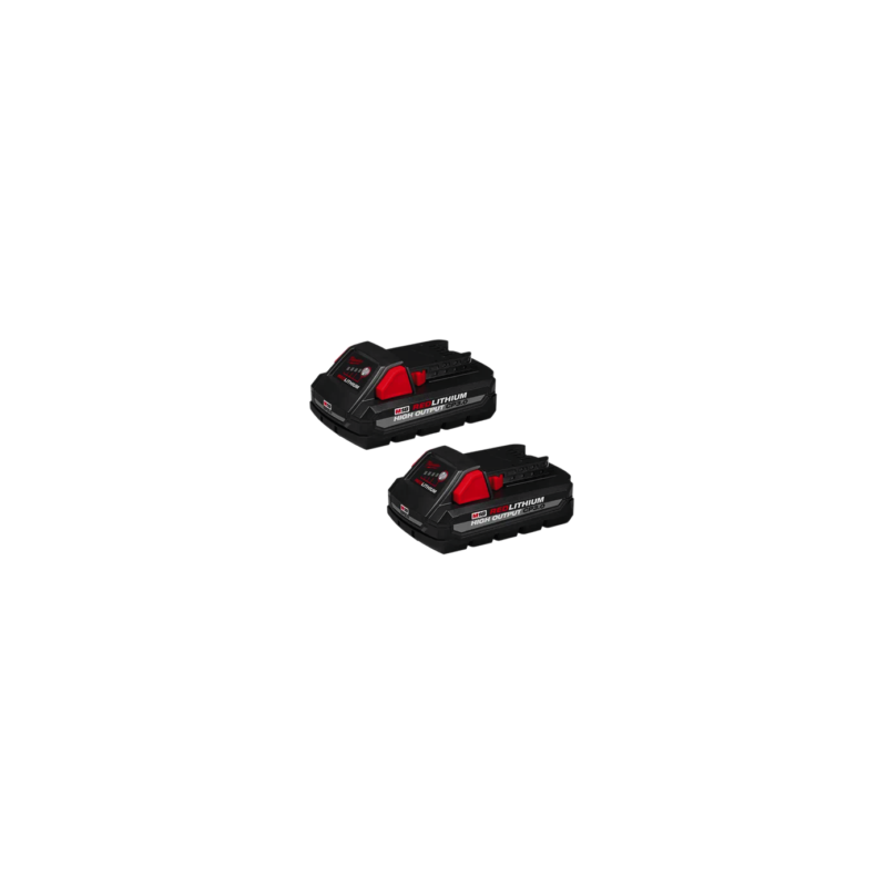 KIT DE DOS BATERIAS MILWAUKEE M18 HIGH OUTPUT CP3.0