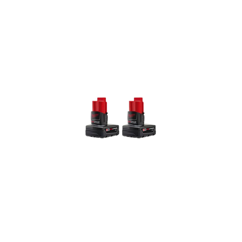 48-11-2412 PAQUETE DE DOS BATERIA DE CAPACIDAD EXTENDIDA REDLITHIUM™ XC M12™