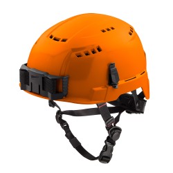 48-73-1312  Casco de seguridad con borde delantero – Tipo 2 Clase C- Naranja, Ventilado