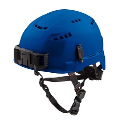 48-73-1304  Casco de seguridad con borde delantero – Tipo 2 Clase C- Azul, Ventilado