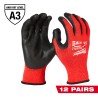 48-22-8934B GUANTES ANTICORTE NIVEL 3 BAÑADOS EN NITRILO TALLA XXL12PZAS