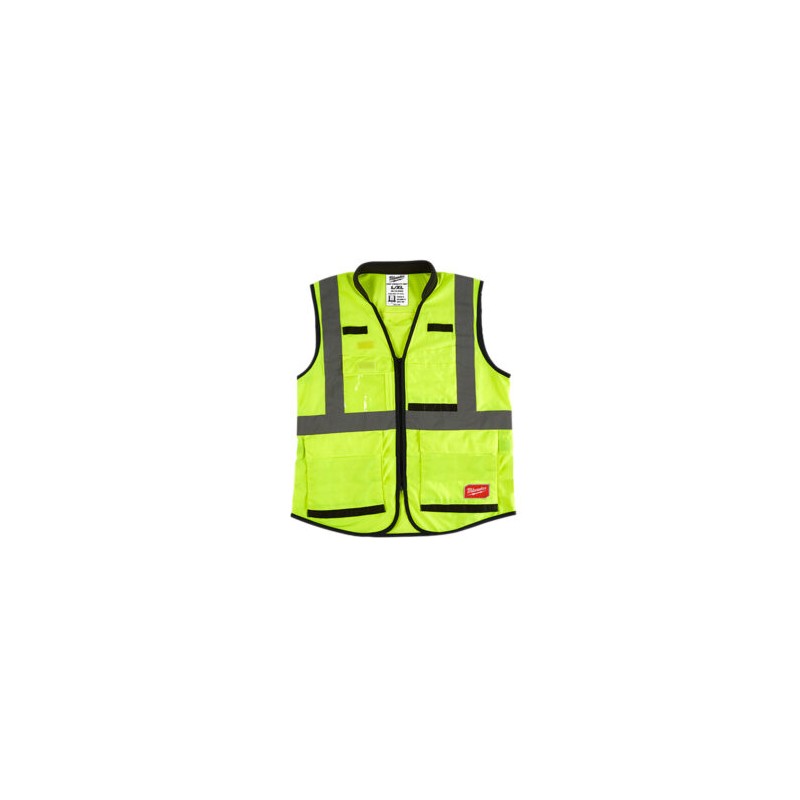 48-73-5082  CHALECO DE SEGURIDAD RESISTENTE AMARILLO ULTRA REFLEJANTE  G/XG