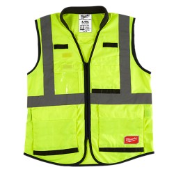 48-73-5081  CHALECO DE SEGURIDAD RESISTENTE AMARILLO ULTRA REFLEJANTE  CH/M