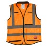 48-73-5053  CHALECO PREMIUM DE SEGURIDAD ALTA VISIBIIDAD NARANJA XXG/XXXG