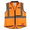 48-73-5092  CHALECO DE SEGURIDAD RESISTENTE NARANJA ULTRA REFLEJANTE  G/XG