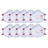 48-73-4004  CUBRE BOCAS DESECHABLE  N95 CON RESPIRADOR CON JUNTA 10PZAS