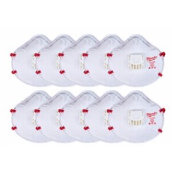48-73-4014  CUBRE BOCAS DESECHABLE  N95 CON RESPIRADOR  10PZAS