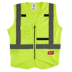48-73-5063  CHALECO DE SEGURIDAD AMARILLO ULTRA REFLEJANTE XXG/XXXG