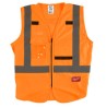 48-73-5033  CHALECO DE SEGURIDAD ALTA VISIBIIDAD NARANJA XXG/XXXG