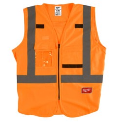 48-73-5032  CHALECO DE SEGURIDAD ALTA VISIBIIDAD NARANJA G/XG