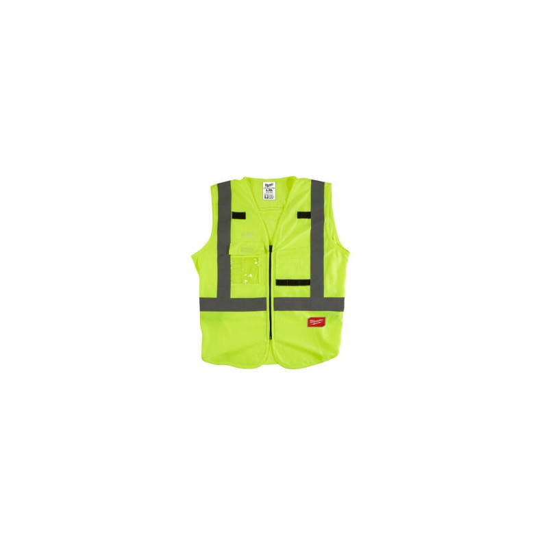 48-73-5022  CHALECO DE SEGURIDAD ALTA VISIBIIDAD AMARILLO G/XG