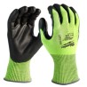 48-73-8944 GUANTES ANTICORTE  NIVEL 4 CON RECUBRIMIENTO DE POLIURETANO ULTRA REFLEJANTE XXG