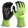 48-73-8940  GUANTES ANTICORTE  NIVEL 4 CON RECUBRIMIENTO DE POLIURETANO ULTRA REFLEJANTE CH