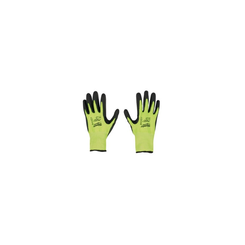 48-73-8933  GUANTES ANTICORTE  NIVEL 3 CON RECUBRIMIENTO DE POLIURETANO ULTRA REFLEJANTE XG