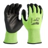 48-73-8931  GUANTES ANTICORTE  NIVEL 3 CON RECUBRIMIENTO DE POLIURETANO ULTRA REFLEJANTE M