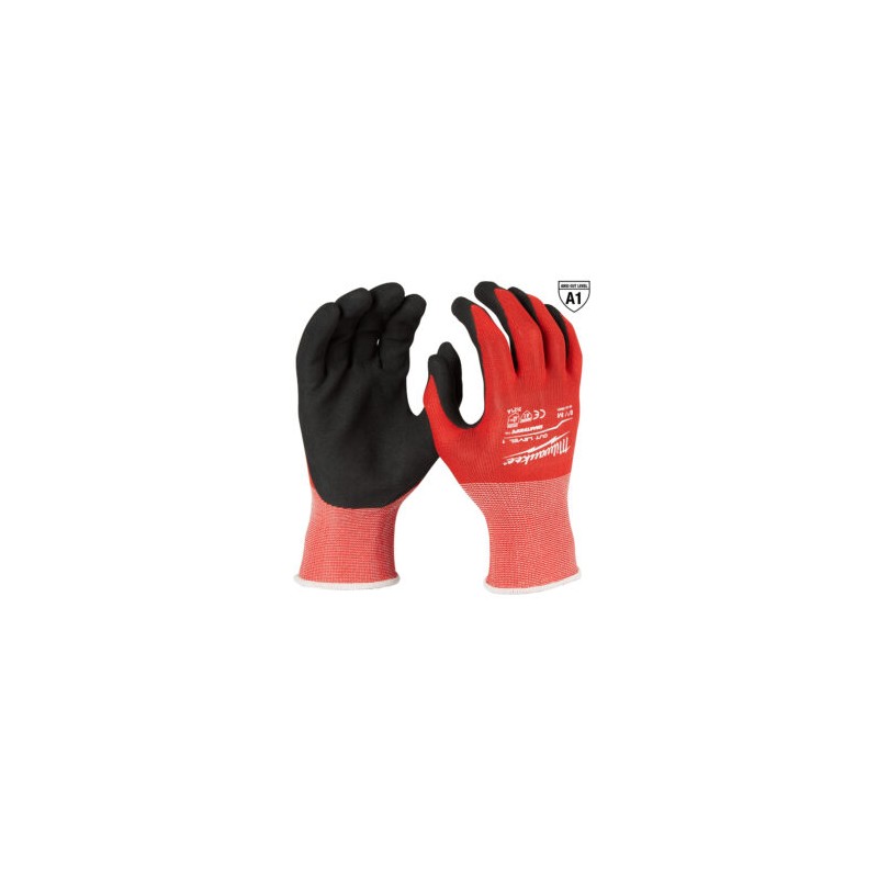 48-22-8901  GUANTES ANTICORTE NIVEL 1 BAÑADOS EN NITRILO M