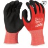 48-22-8903  GUANTES ANTICORTE NIVEL 1 BAÑADOS EN NITRILO XL
